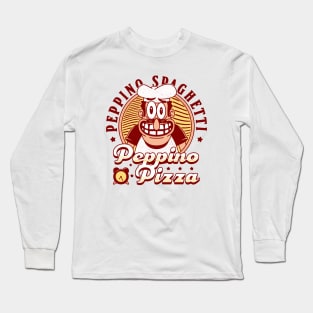 Peppino Pizza Emblem Long Sleeve T-Shirt